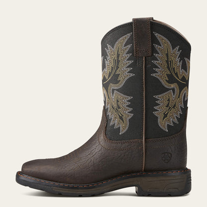 Kids WorkHog Wide Square Toe Boot | Ariat for sale