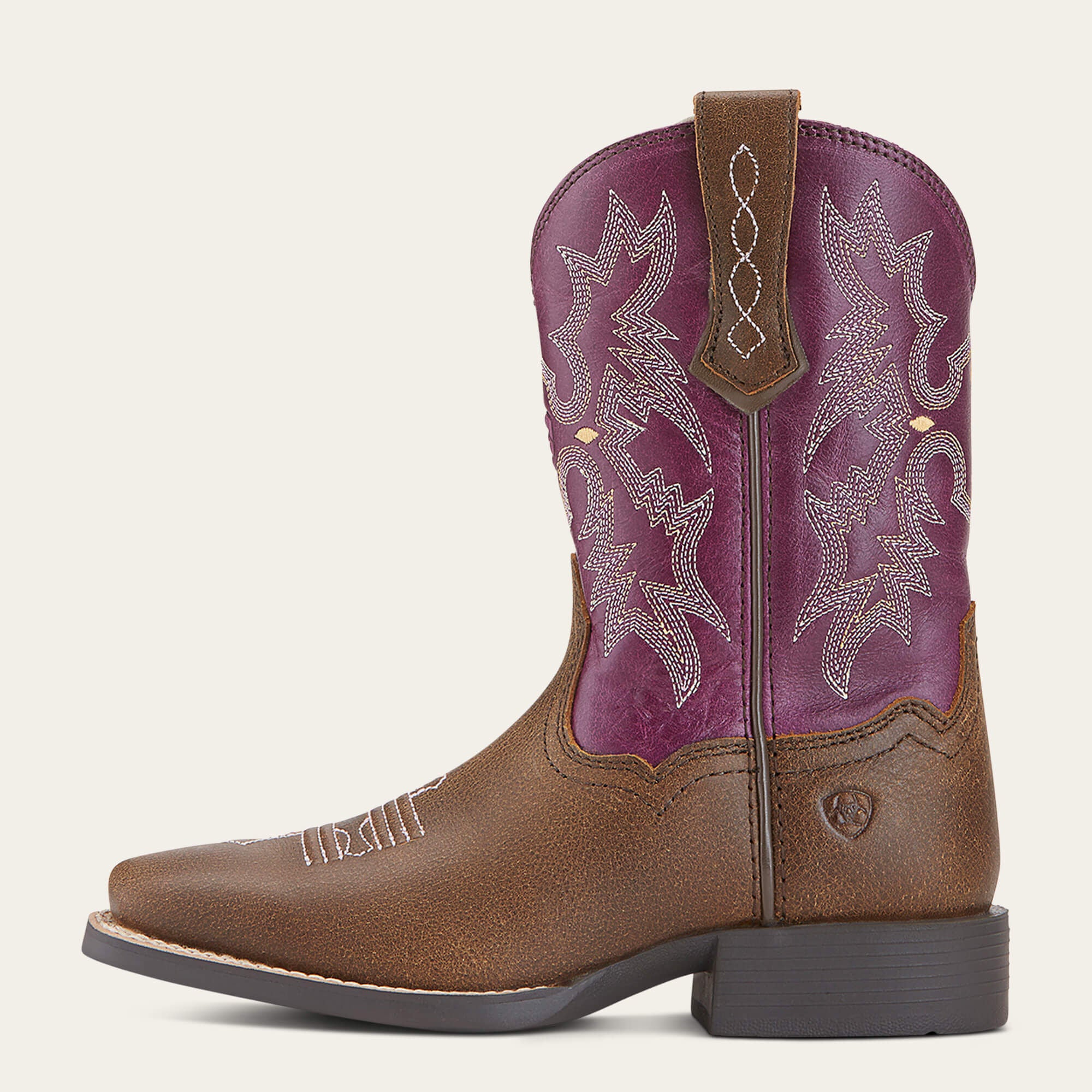 Kids Tombstone Wide Square Toe Western Boot | Ariat Discount