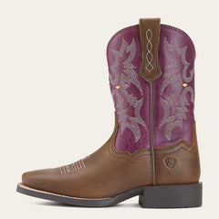Kids Tombstone Wide Square Toe Western Boot | Ariat Discount