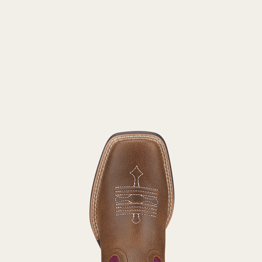 Kids Tombstone Wide Square Toe Western Boot | Ariat Discount