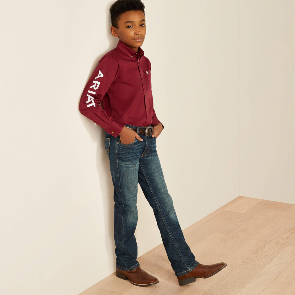 Kids Team Logo Twill Classic Fit Shirt | Ariat near me