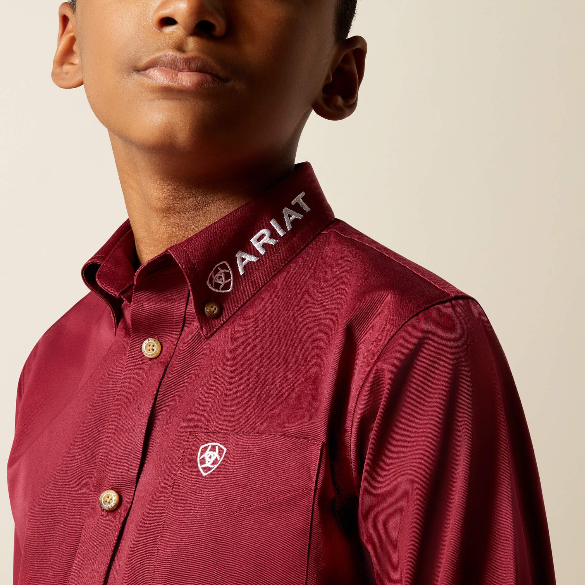 Kids Team Logo Twill Classic Fit Shirt | Ariat near me