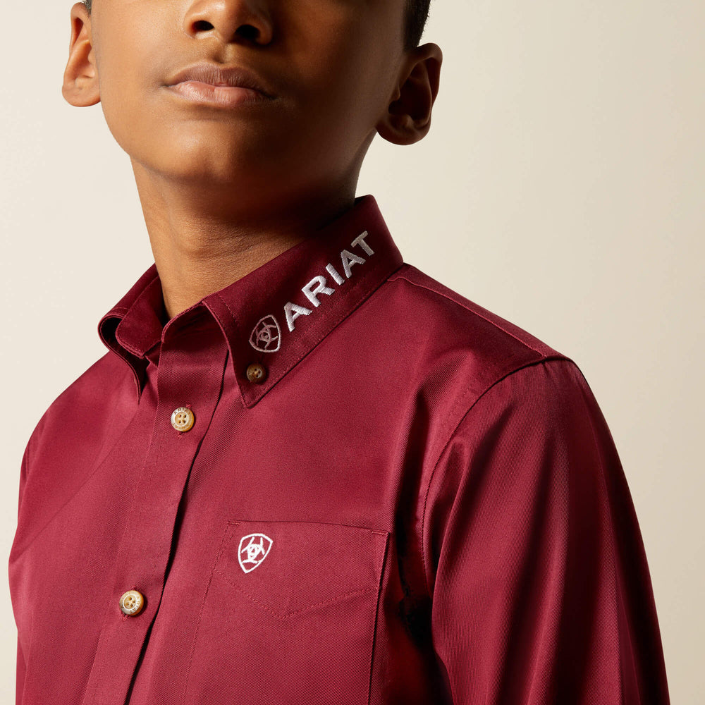 Kids Team Logo Twill Classic Fit Shirt | Ariat near me