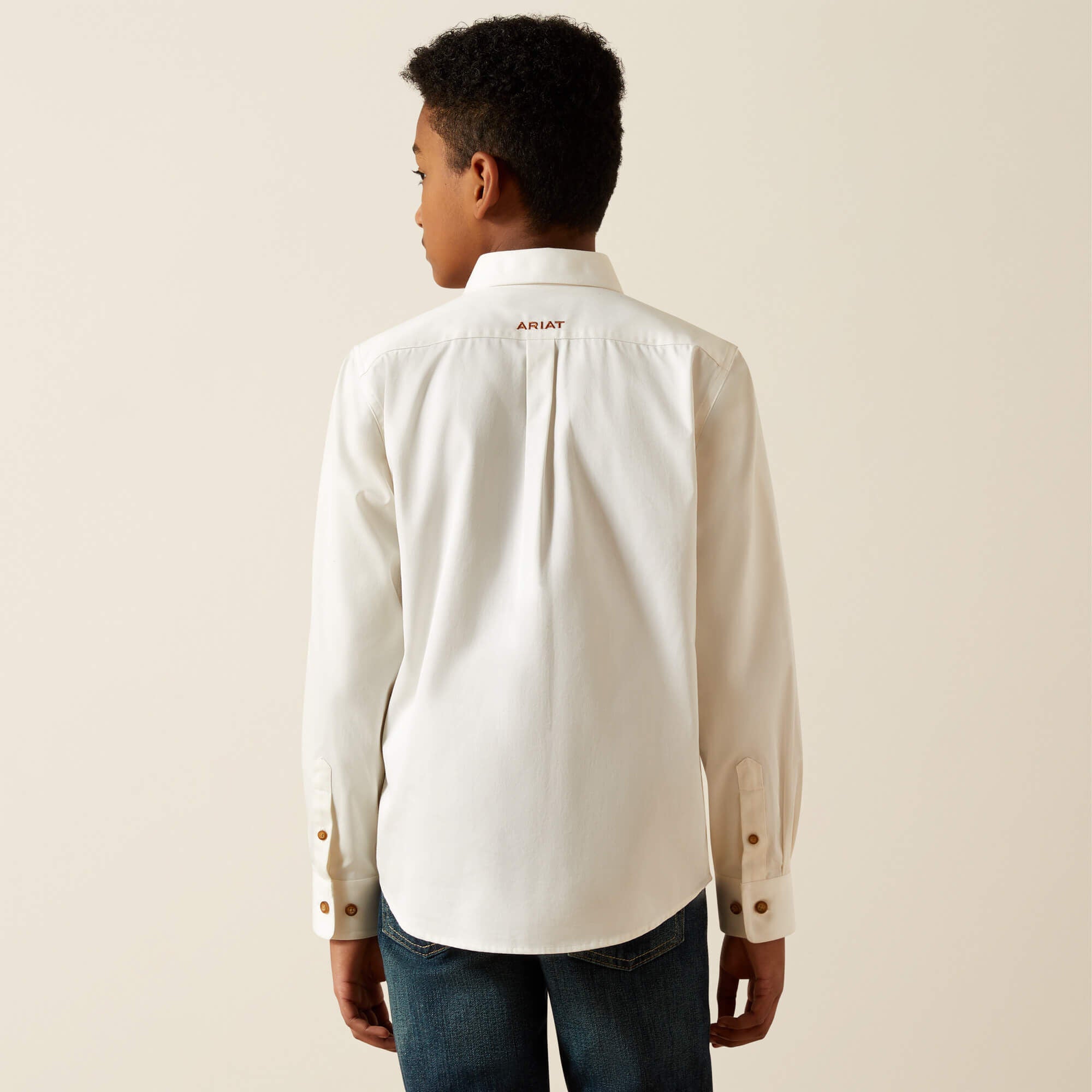 Kids Solid Twill Classic Fit Shirt | Ariat Online