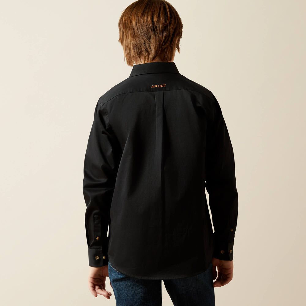 Kids Solid Twill Classic Fit Shirt | Ariat Outlet