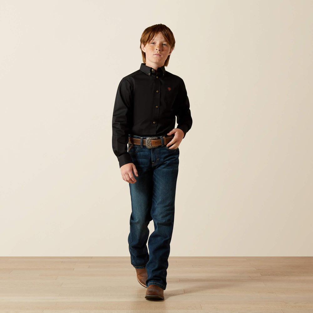 Kids Solid Twill Classic Fit Shirt | Ariat Outlet