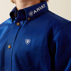 Kids Team Logo Twill Classic Fit Shirt | Ariat for sale