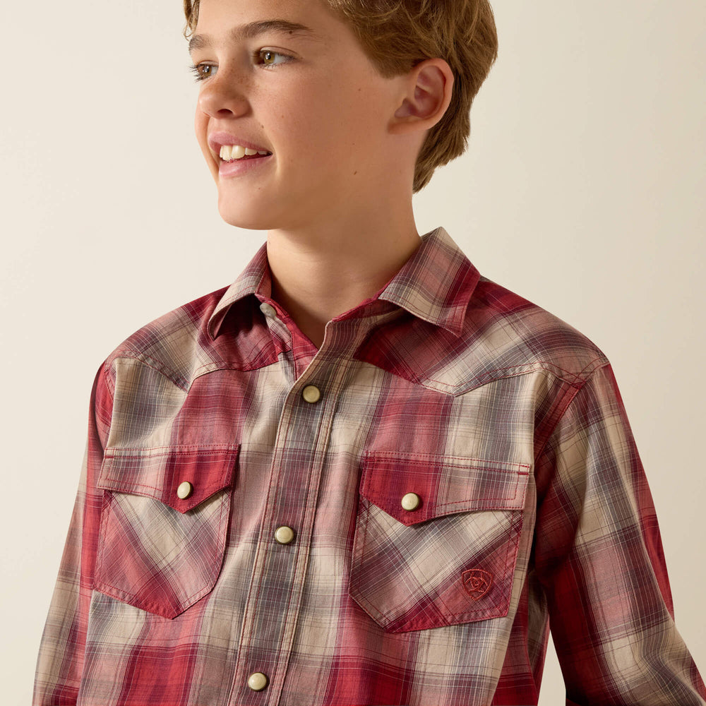 Kids Retro Hawthorn Snap Shirt | Ariat Outlet