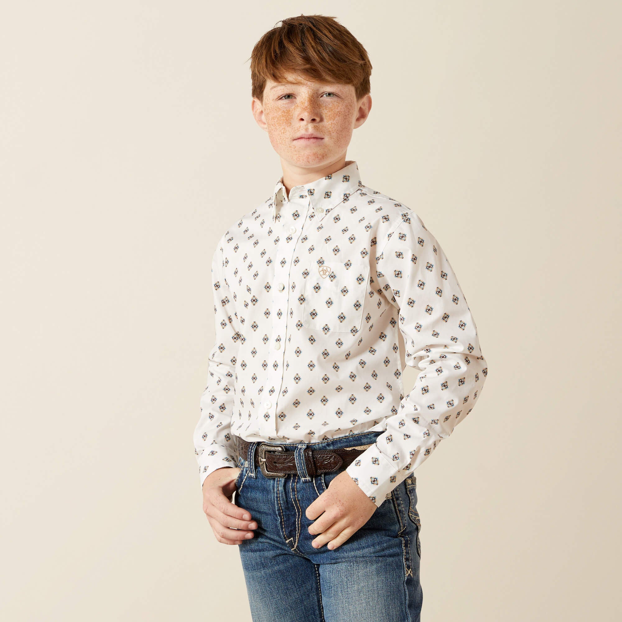 Kids Thell Classic Fit Shirt | Ariat Discount