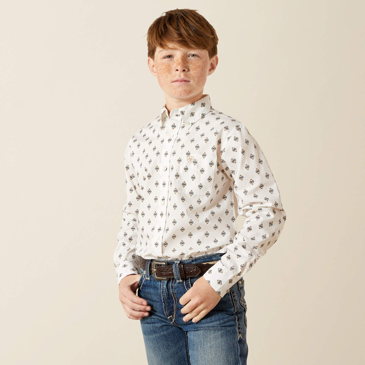 Kids Thell Classic Fit Shirt | Ariat Discount