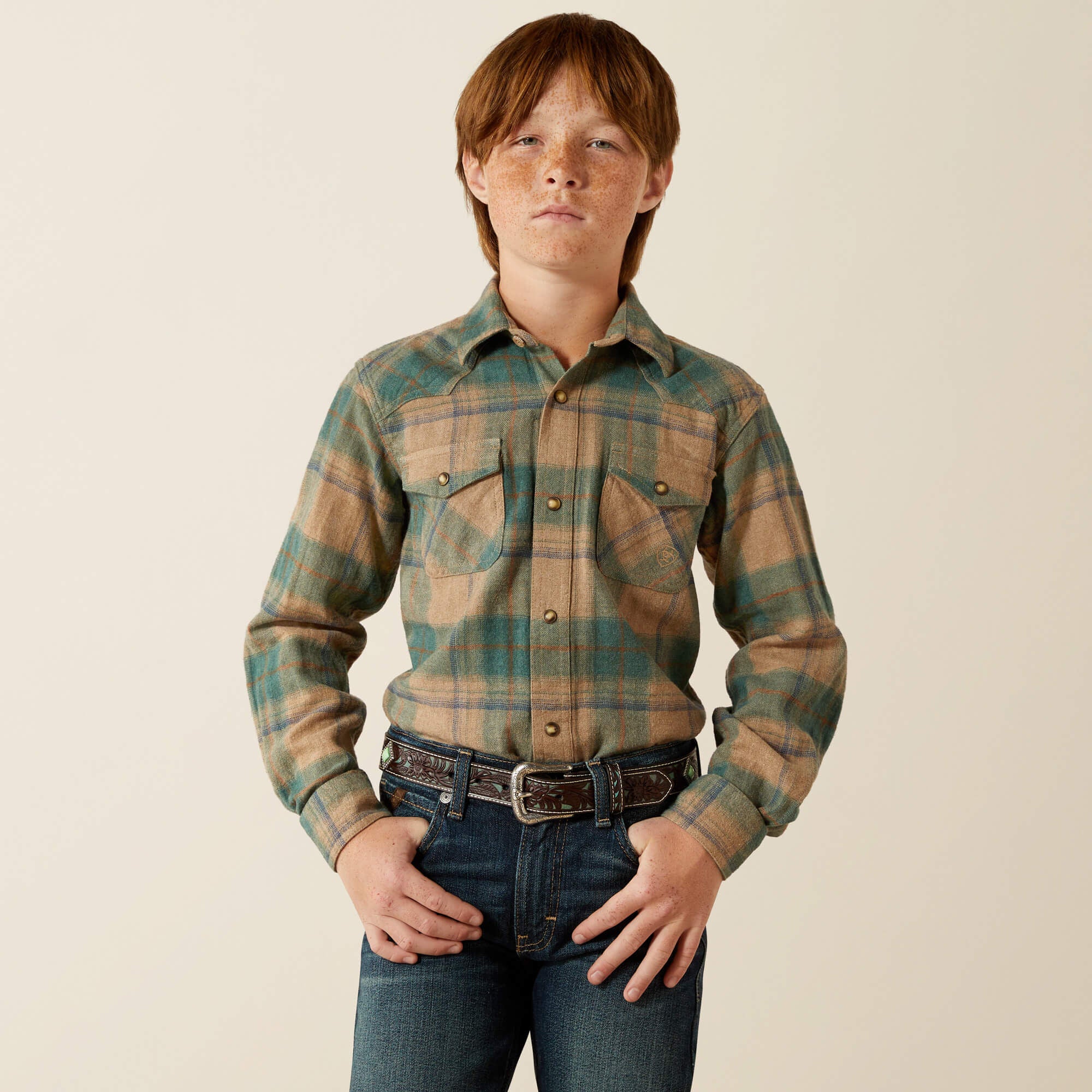Kids Huxlee Retro Classic Fit Shirt | Ariat near me