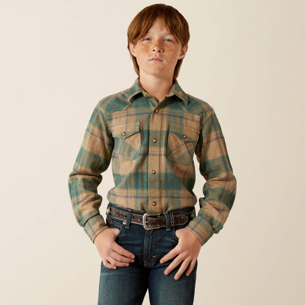 Kids Huxlee Retro Classic Fit Shirt | Ariat near me