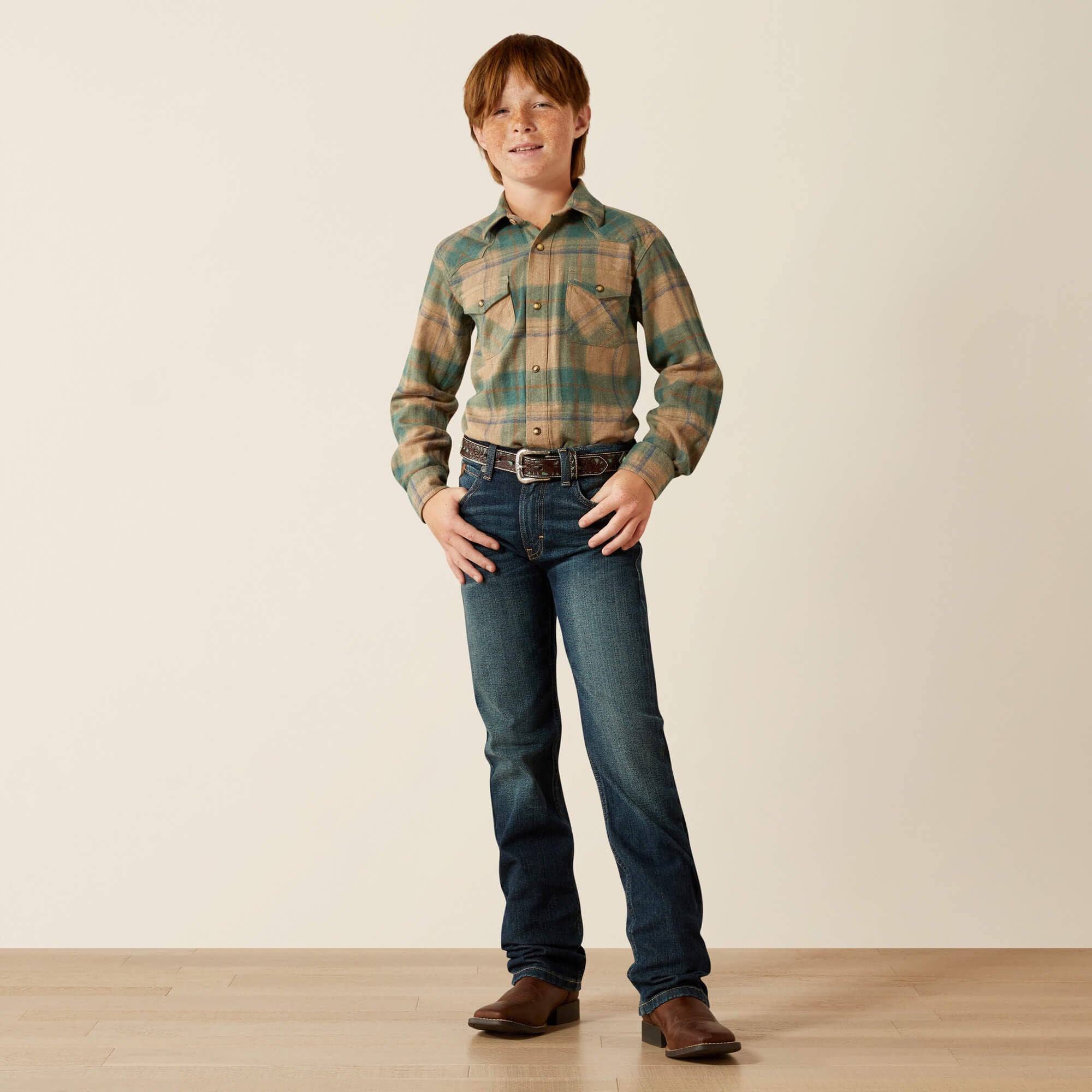 Kids Huxlee Retro Classic Fit Shirt | Ariat near me