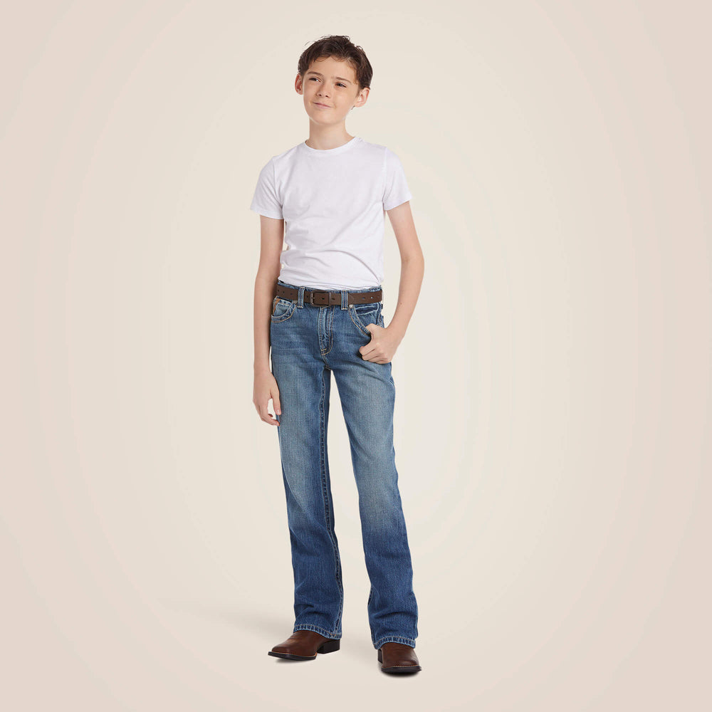 Kids B4 Relaxed Boundary Boot Cut Jean | Ariat on sale