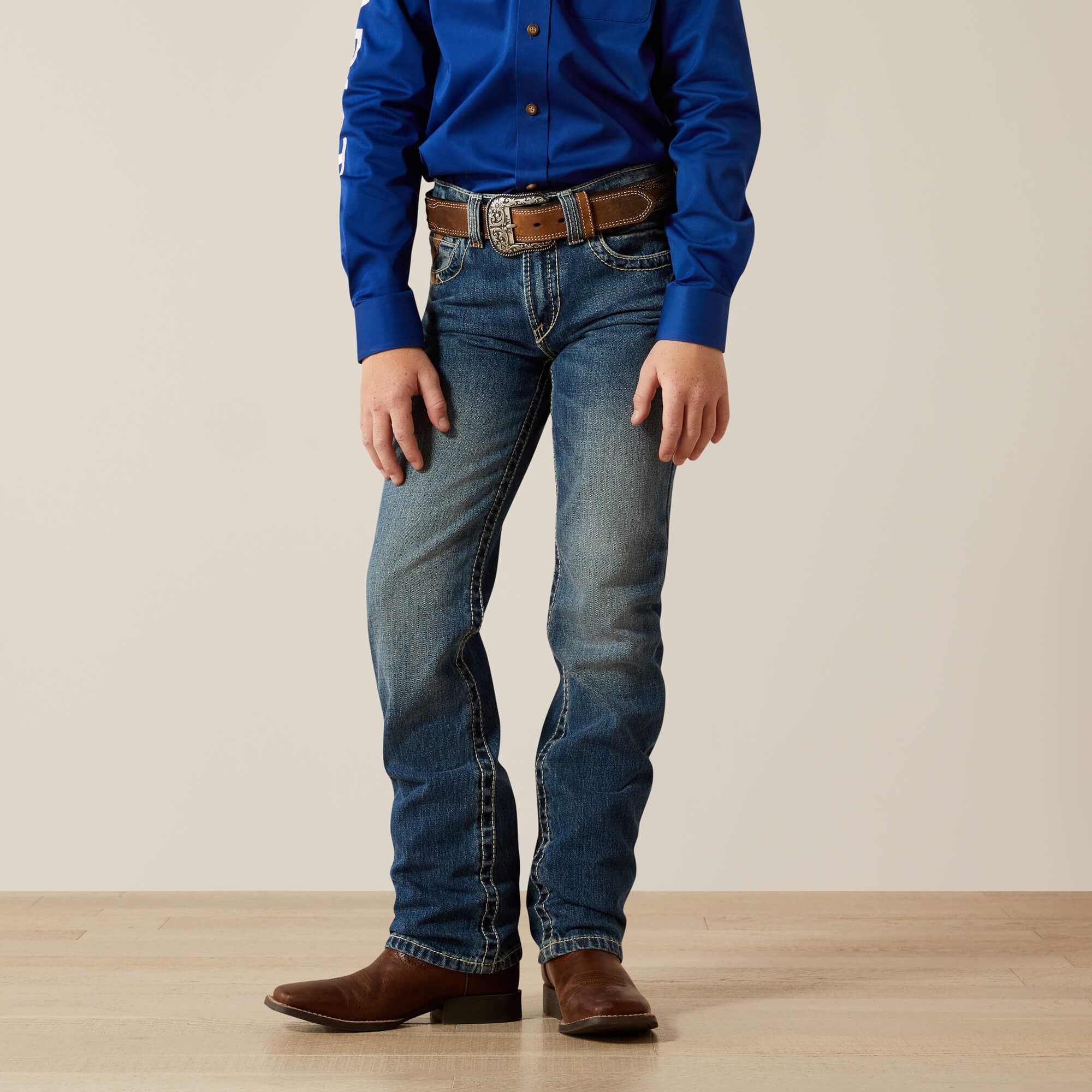 Kids B5 Slim Charger Stackable Straight Leg Jean | Ariat