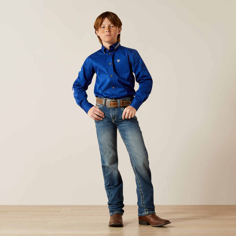 Kids B5 Slim Charger Stackable Straight Leg Jean | Ariat