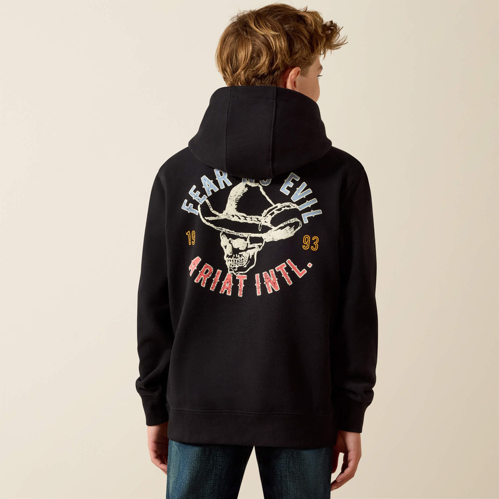 Kids Ariat Stitched Skull Hoodie | Ariat us