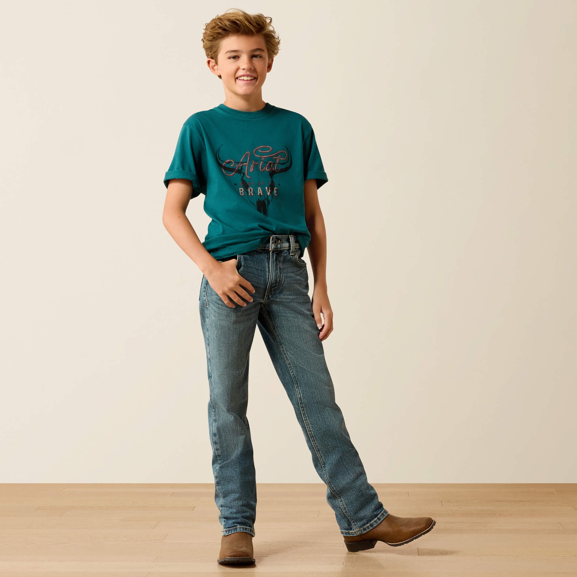 Kids Ariat Cattle Skull Freedom T-Shirt | Ariat