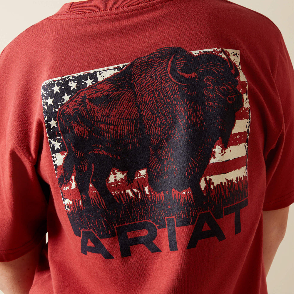 Kids Ariat Buffalo Flag T-Shirt | Ariat us