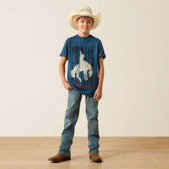 Kids Ariat Flag Bronco T-Shirt | Ariat