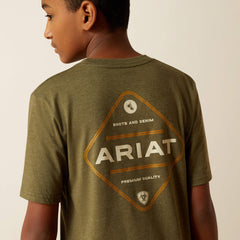 Kids Ariat Roped Diamond T-Shirt | Ariat Outlet