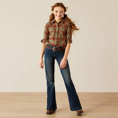 Kids Ava Plaid Shirt | Ariat on sale
