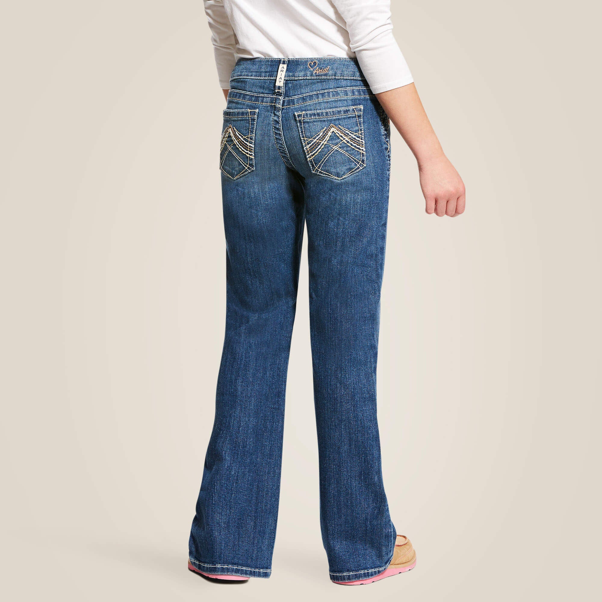 Kids Whipstitch Boot Cut Jean | Ariat on sale