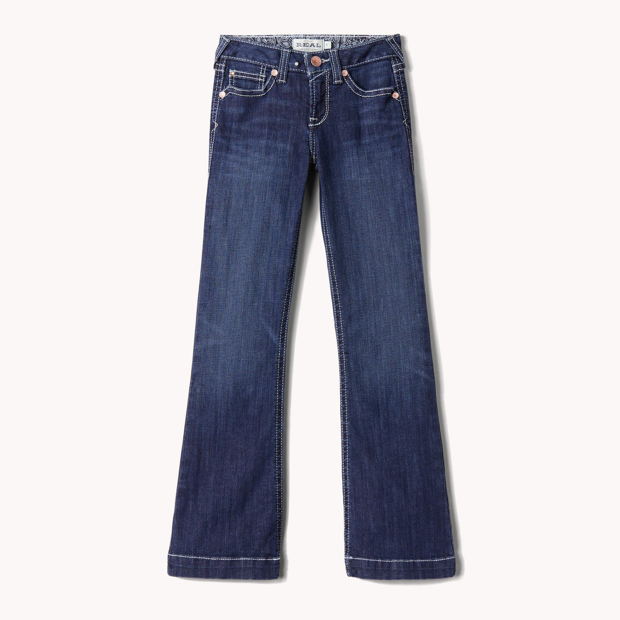 Kids Trouser Mid Rise Stretch Ella Wide Leg Jean | Ariat us