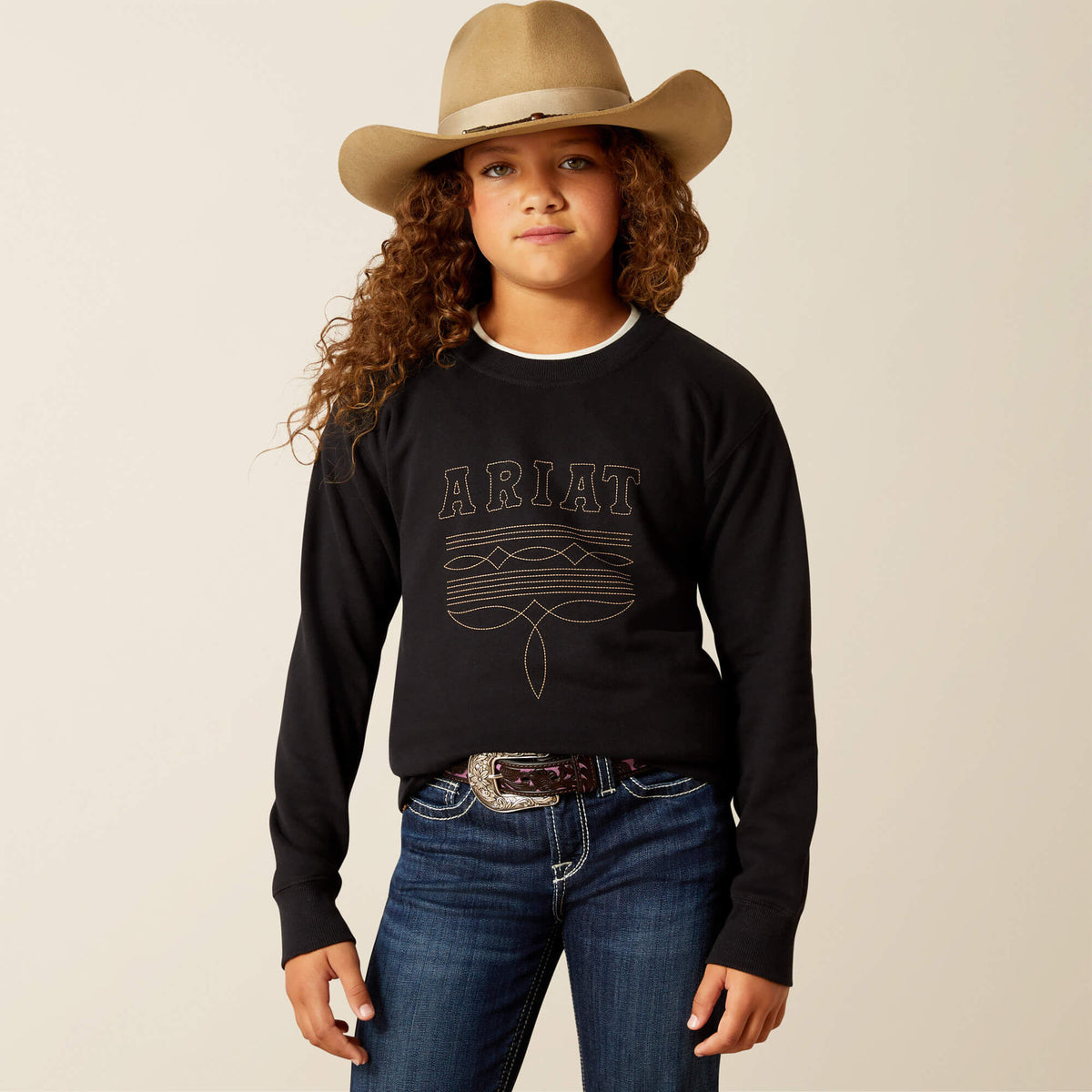 Kids Booted Logo Sweatshirt | Ariat near me