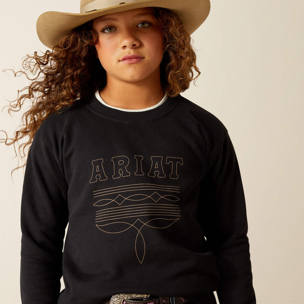 Kids Booted Logo Sweatshirt | Ariat near me