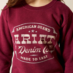 Kids Ariat Emblem Sweatshirt | Ariat Outlet