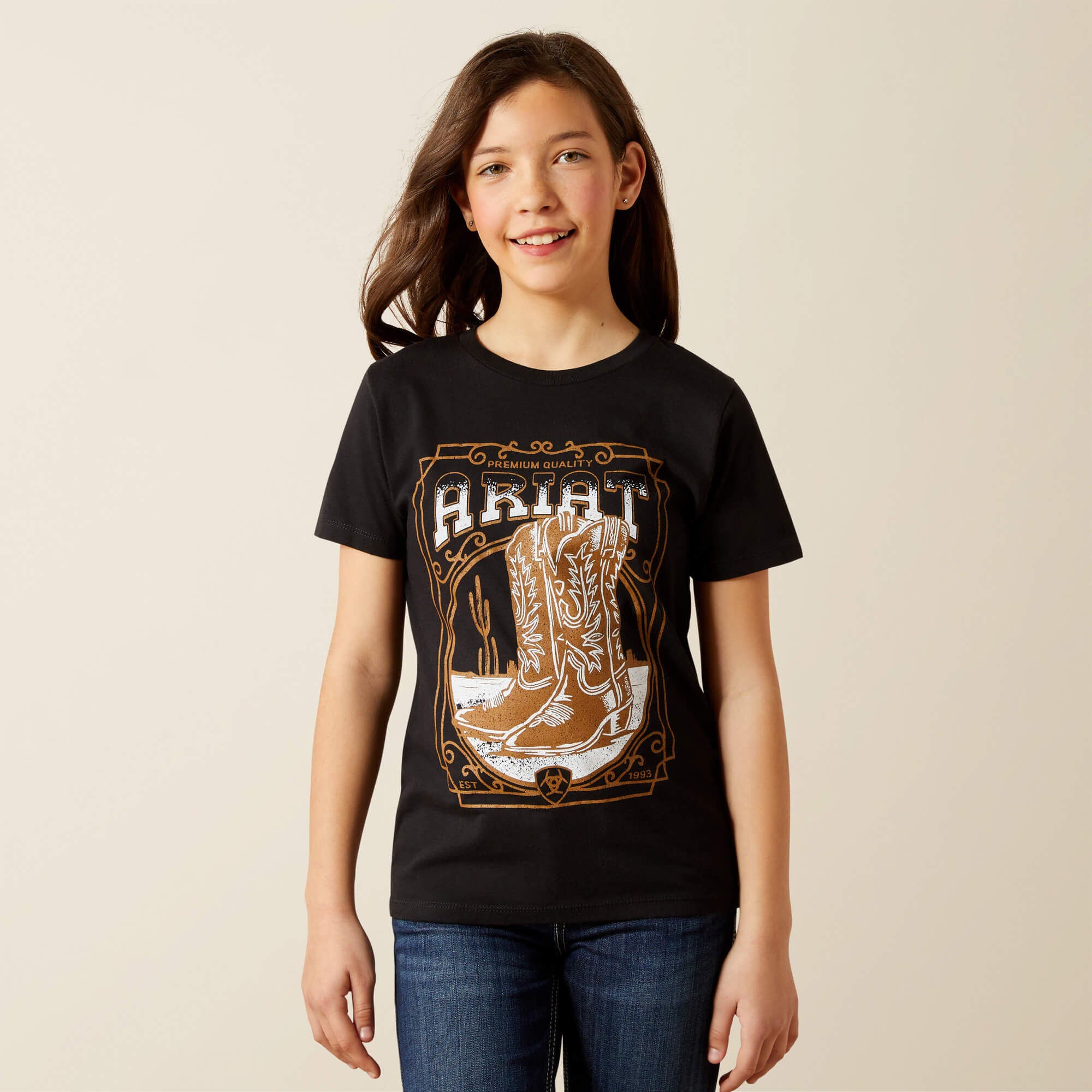 Kids Ariat Boot Cloche T-Shirt | Ariat for sale