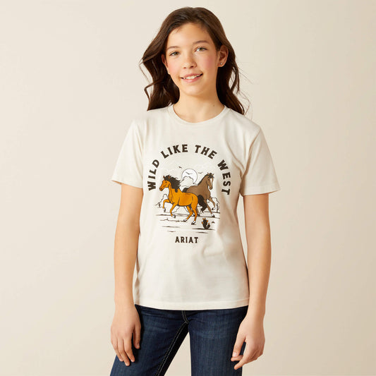 Kids Ariat Wild Like the West T-Shirt | Ariat