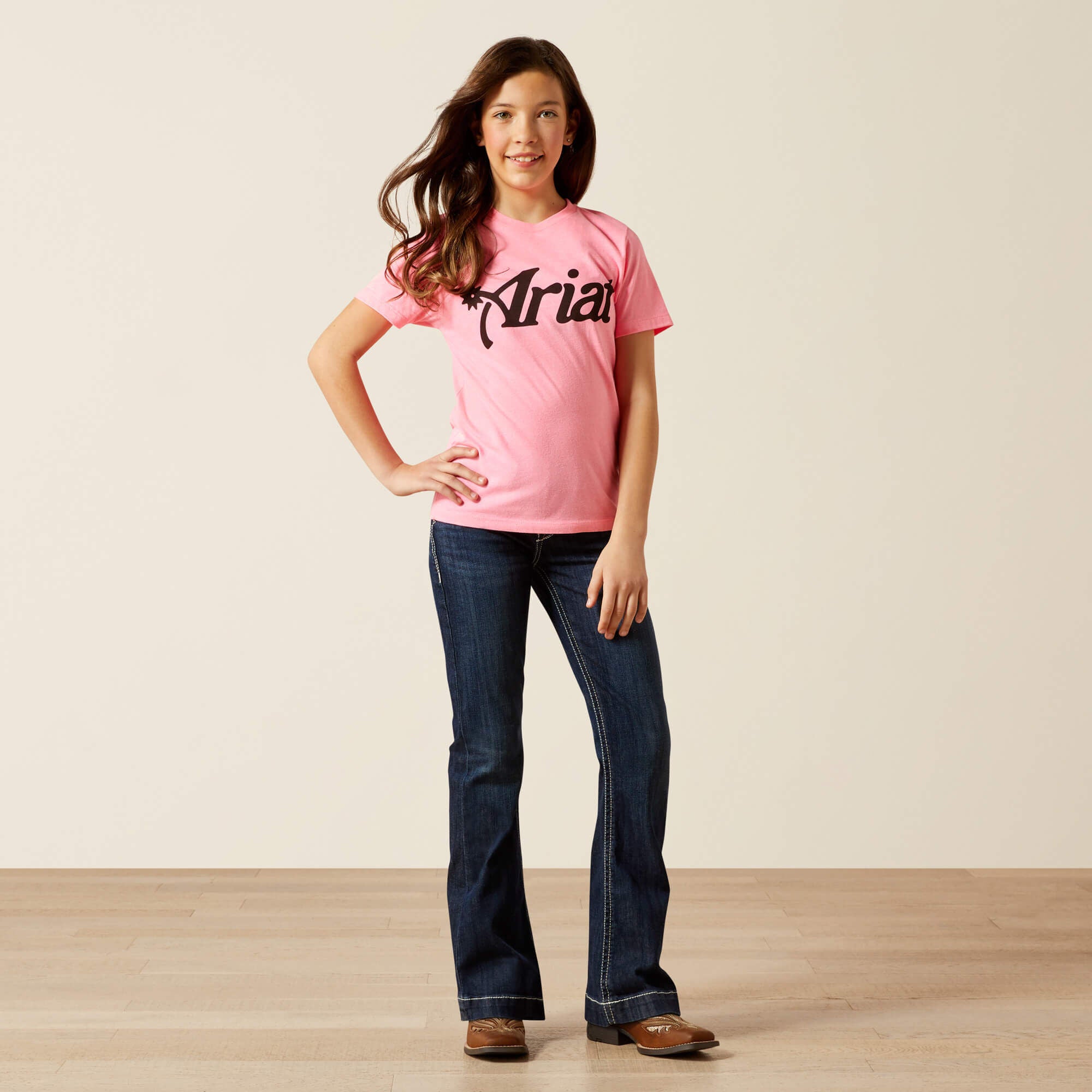 Kids Ariat Spur Script T-Shirt | Ariat Online
