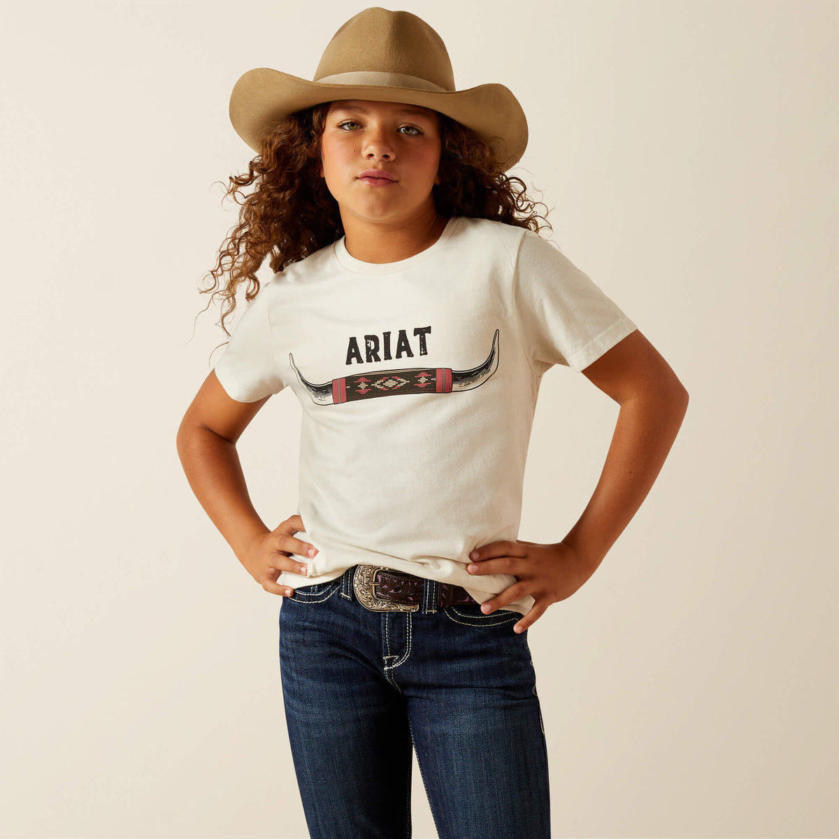 Kids Ariat Bull Horns T-Shirt | Ariat Online