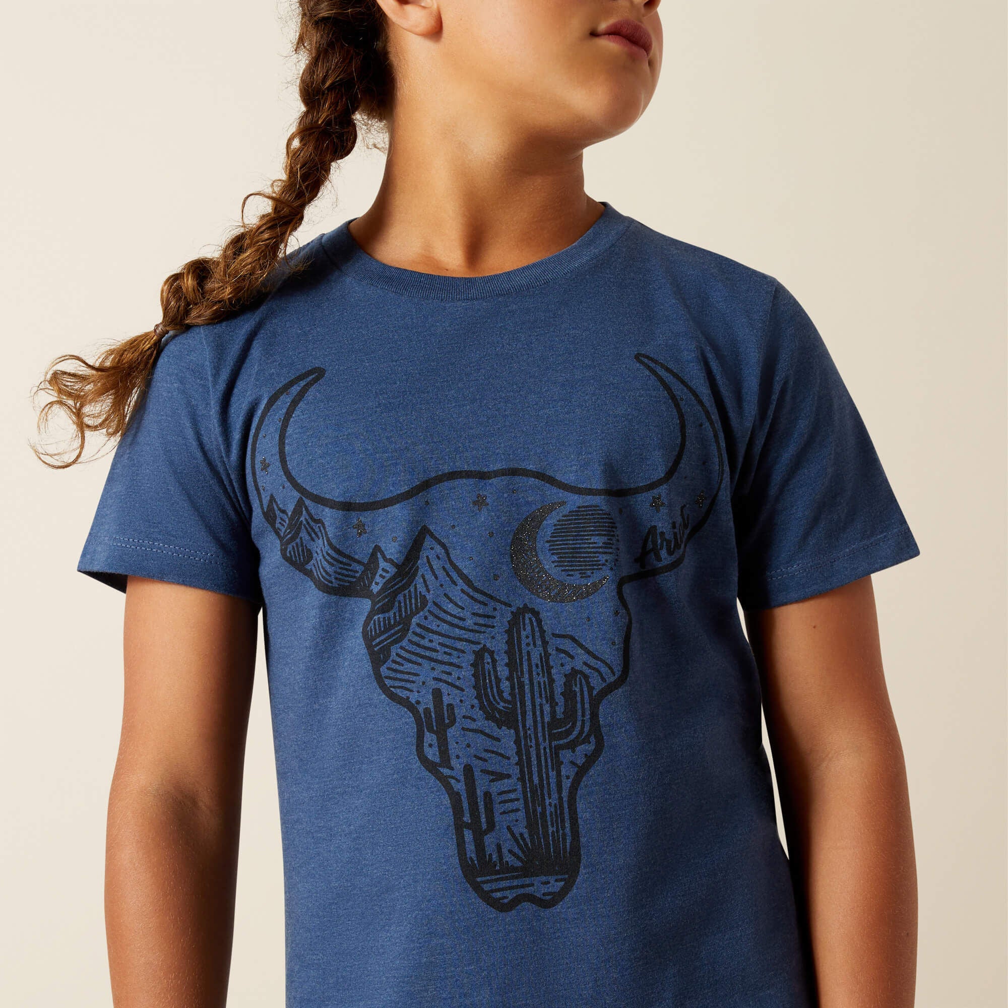 Kids Ariat Bull Night Sky T-Shirt | Ariat on sale