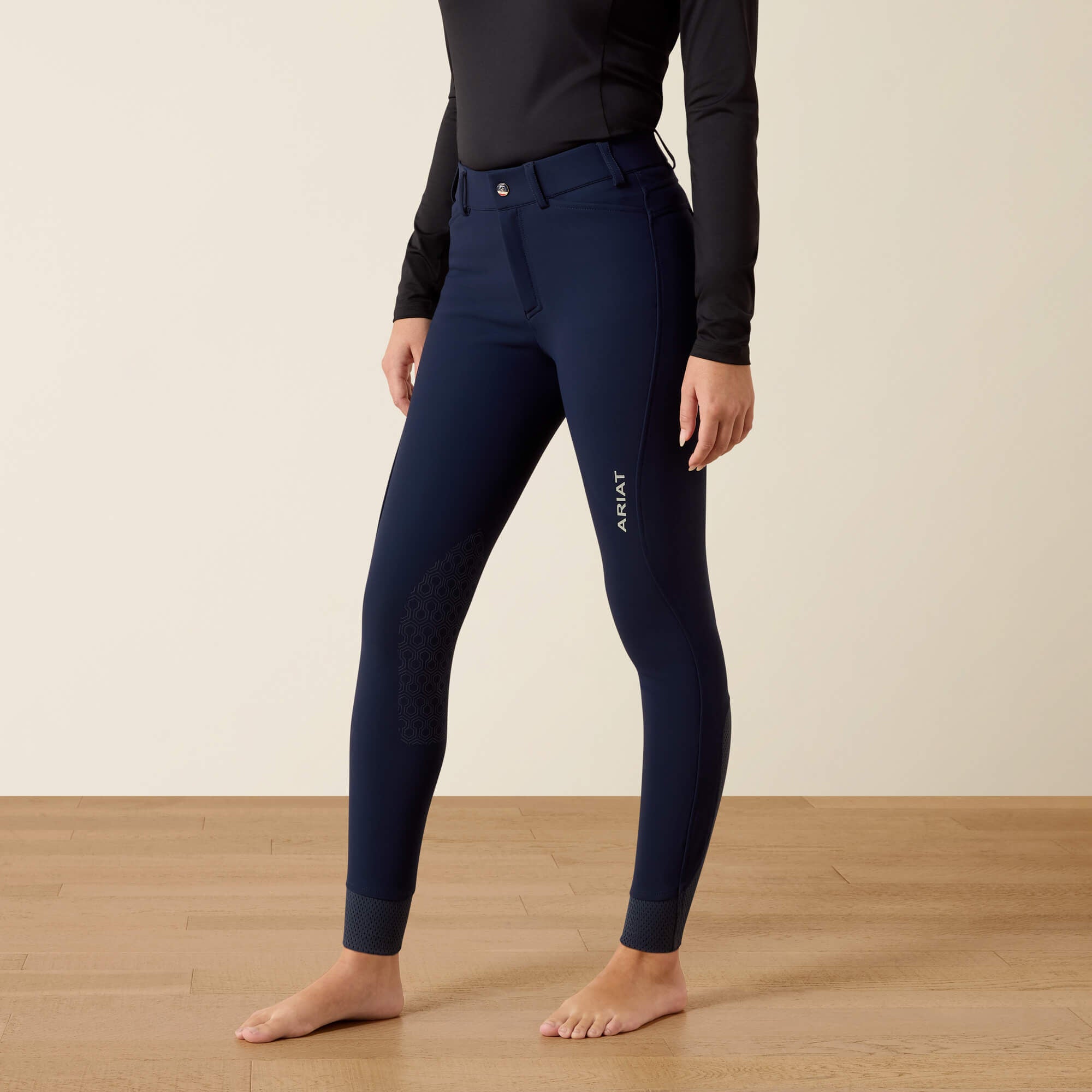 Kids Tri Factor Grip Knee Patch Breech | Ariat