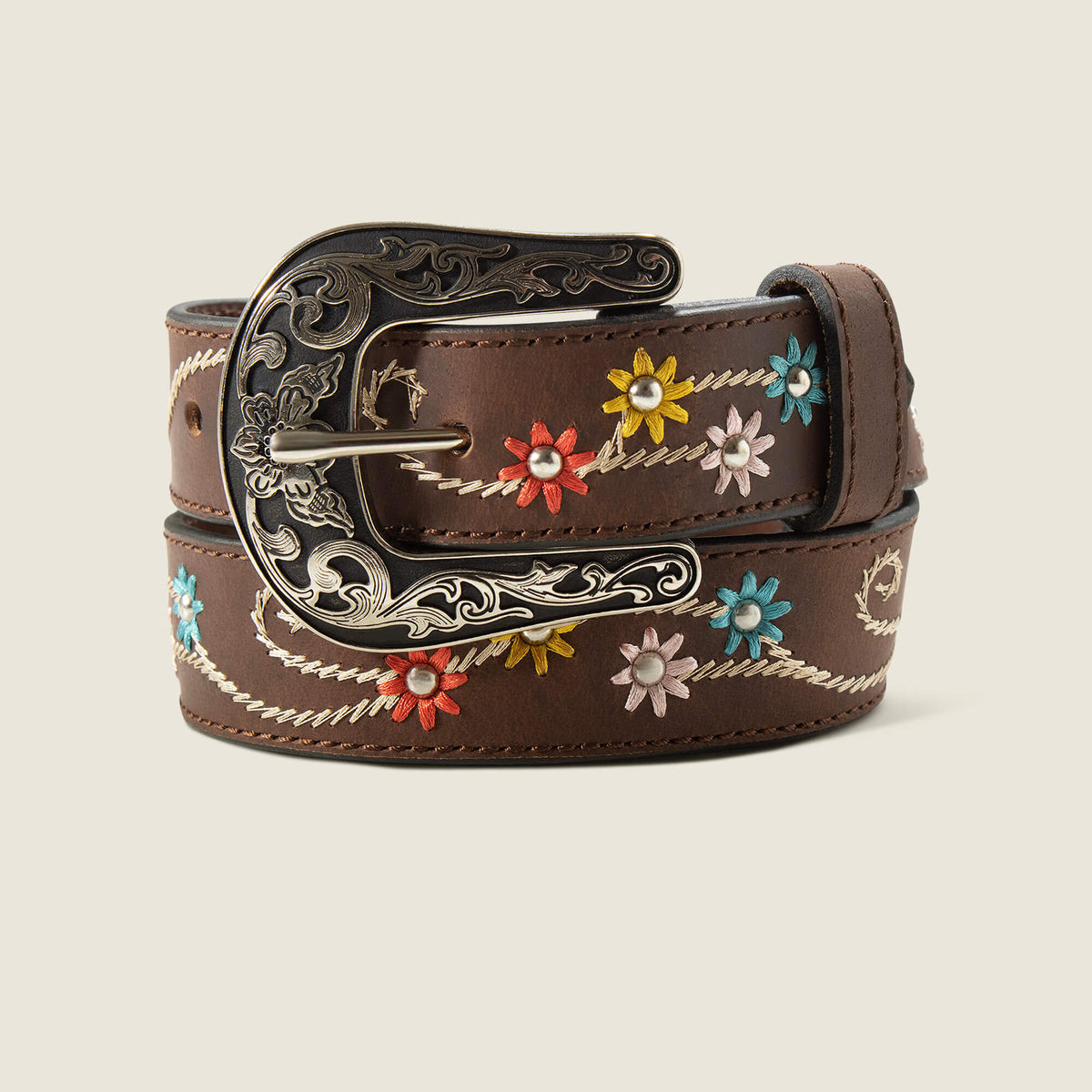 Trends Embroidery Flowers Belt | Ariat on sale