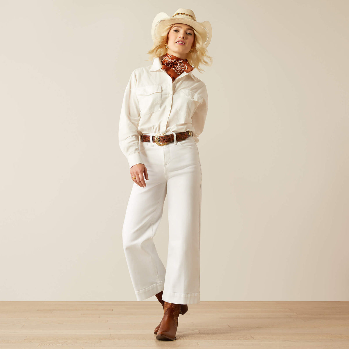 Trends Ultra High Rise Countryside Wide Leg Crop Jeans | Ariat Outlet