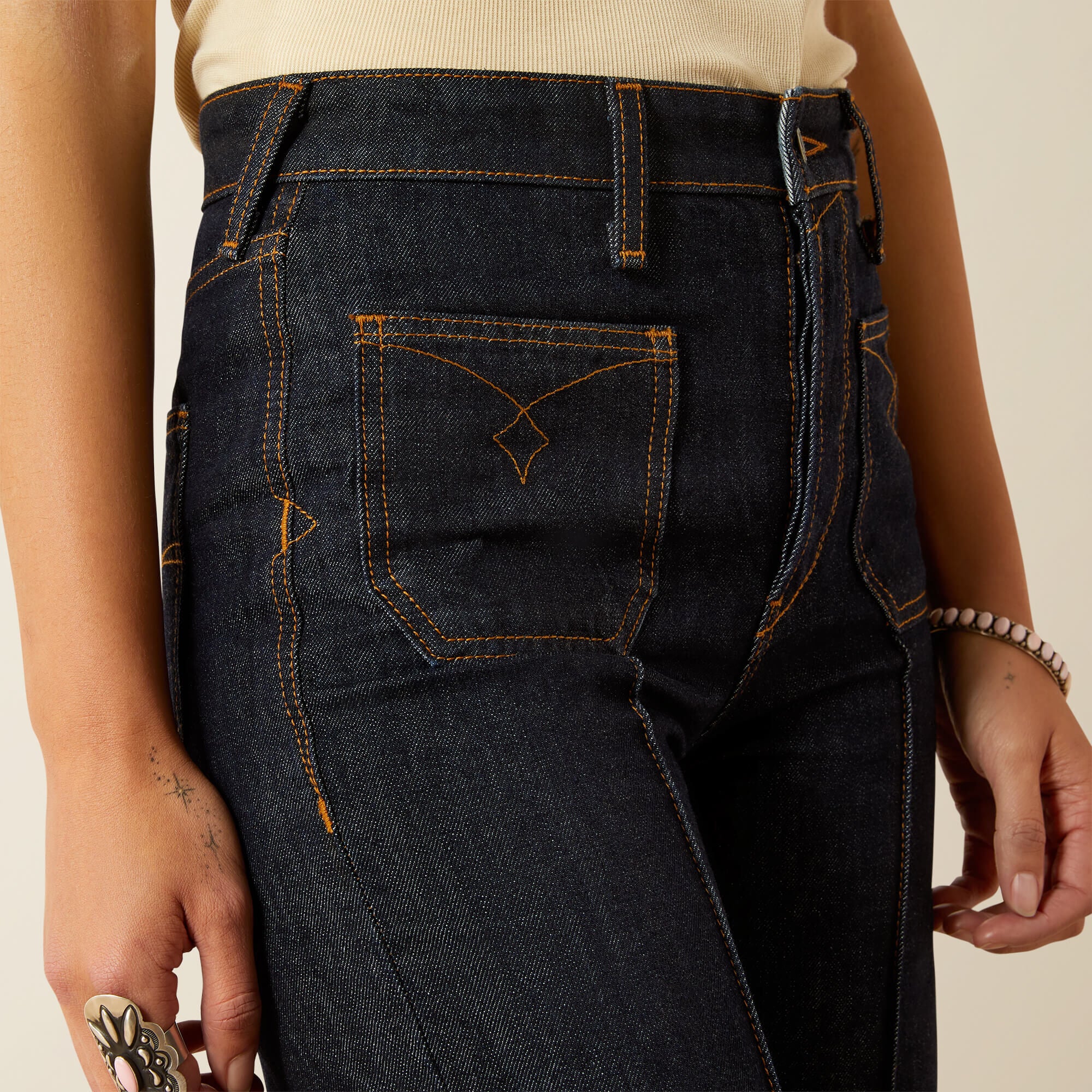 Trends Ultra High Rise Tomboy Western Utility Wide Leg Jean | Ariat Outlet