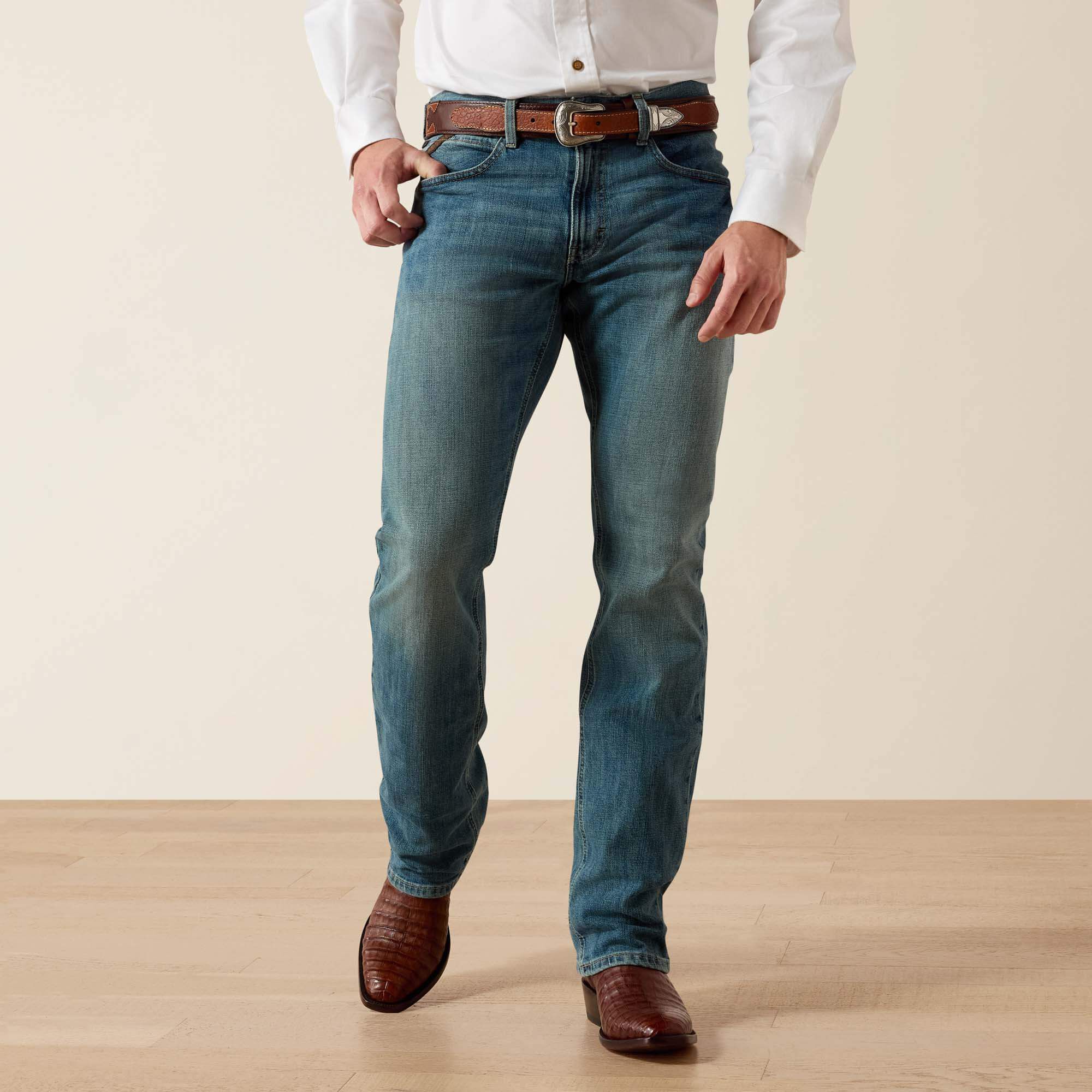 Trends M4 Low Rise Stretch Legacy Stackable Straight Leg Jean | Ariat Discount