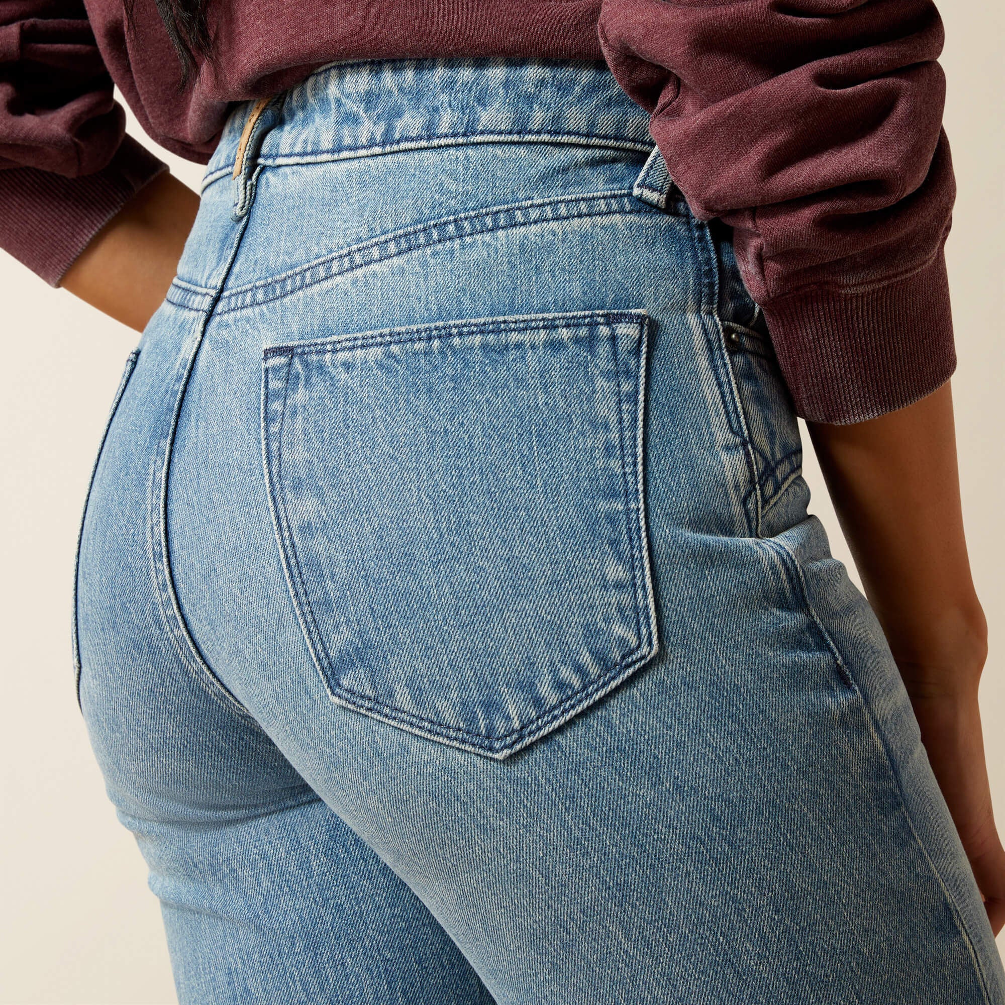 Trends Ultra High Rise Cheyenne Yoke Tomboy Straight Leg Jean | Ariat for sale